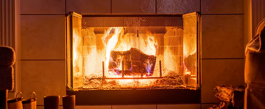 Mendota Hearth Landscape Fireplace Installation in Warner Robins, Georgia