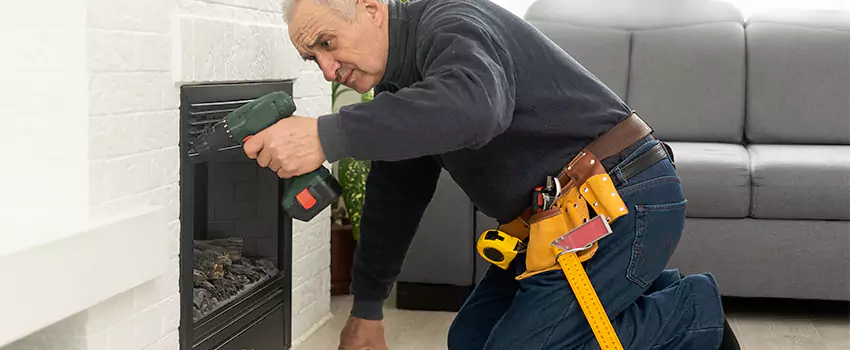 New Indoor Fireplace Installation in Warner Robins, Georgia